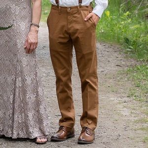 Lee | Men’s Total Freedom Slim Fit chestnut khaki pants, size 29x30